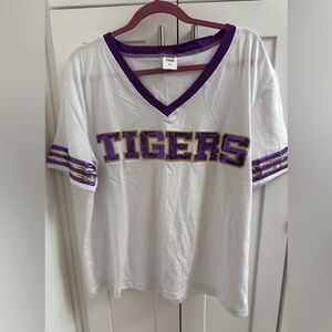 LSU tigers sequined t shirt